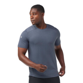 Pánské merino tričko s krátkým rukávem SMARTWOOL Men's Active Mesh Short Sleeve, Nightfall Blue velikost: M