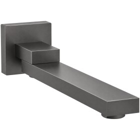 CERANO Výtoková nástěnná hubice - otočná - 23 cm - hranatá - grafit/gun metal