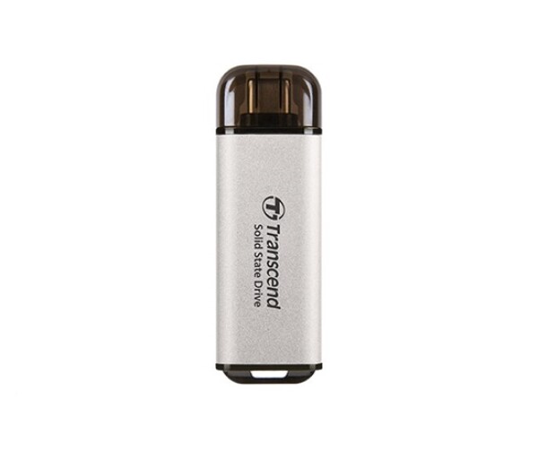 TRANSCEND Externí SSD ESD300S 2TB, External SSD, USB 10Gbps, Type C, stříbrná EDF_985290