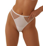 Tanga Kinga S-932/2 Lou S-2XL bílá XXL