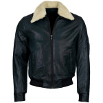 Pánská Kožená Bunda Pilot Ethereal Pravý Kožíšek Brixton Velikost: 6XL