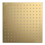 REA - Čtvercová hlavová sprcha JS-P015BG 30cm Brush Gold REA-P0616