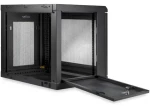 StarTech Rozvaděč nástěnný 9U černá / Rozvaděč / 600 x 450 mm / nosnost 90 kg (RK9WALM)