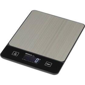 Maul MAULlibra váha na dopisy 5000 g, rozlišení 1 g na baterii, černá, stříbrná
