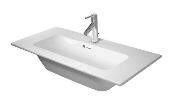 DURAVIT - ME by Starck Nábytkové umyvadlo Compact, 83x40 cm, 1 otvor pro baterii, matná bílá 2342833200