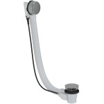 CERANO Vanová souprava ovládací bovdenem 6/4“ - zátka 72mm - chrom - 60 cm