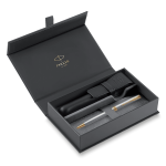 Dárková kazeta Parker Sonnet Stainless Steel GT - sada kuličkové pero a pouzdro