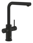 GROHE - Blue Pure Dřezová baterie Minta s filtrační funkcí a výsuvnou koncovkou, phantom black 30590KF0