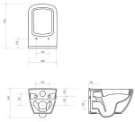 GEBERIT DuofixBasic s chromovým tlačítkem DELTA51 + WC CERSANIT VIRGO CLEANON + SEDÁTKO 458.103.00.1 ME1