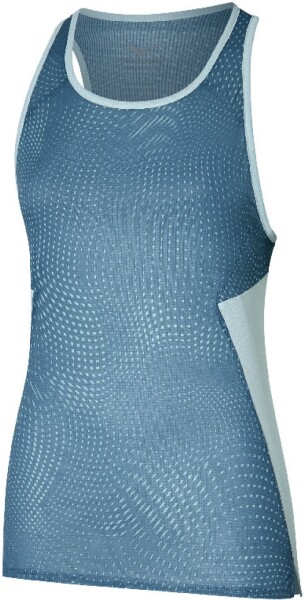 Mizuno DryAeroFlow Graphic Tank(W) Citadel - Běžecké tílko Mizuno DryAeroFlow Graphic Tank J2GAC20302 Velikost textilu: S