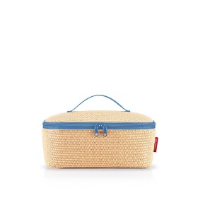 Termobox Reisenthel Coolerbag M pocket Raffia blue