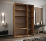 Police pro šatní skříně LUX Barva korpusu: Bílá, Počet: 1x police