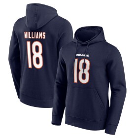 Fanatics Pánská mikina Chicago Bears NFL Caleb Williams #18 Player Hoodie Velikost: L