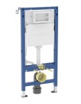 GEBERIT - Duofix Set předstěnové instalace, klozetu Gaia a sedátka softclose, tlačítko Delta, bílá SANI11CA3143B