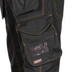 Pracovní kalhoty 3/4 Cofra GRONINGA Barva: Černá, Velikost: 64 (CAGRONINGA_05_64)