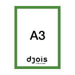 Djois Magneto LEAN, A3, zelený, 10 ks