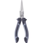 Knipex 26 26 200 T Půlkulaté kleště s břity VDE s připevňovacím okem 200mm / úzké ploché kleště /40° / délka čelistí:73m (26 26 200 T)