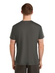 Pánské merino triko s krátkým rukávem ICEBREAKER Mens Core SS Tee Single Line Camp, Obsidian velikost: XL