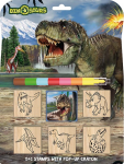 Razítka voskovkou Dinosauři