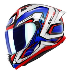 Přilba Givi 50.9F Atomic bílo-modro-červená (Atlr)