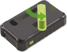 Denver PSO-10012 / Solární powerbanka / 10000mAh / ruční dynamo (117140100000)