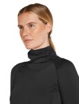 Dámské merino tričko s dlouhým rukávem ICEBREAKER Wmns 300 MerinoFine Polar LS Roll Neck, Black velikost: XS