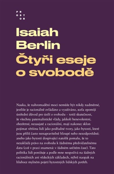 Čtyři eseje o svobodě - Isaiah Berlin