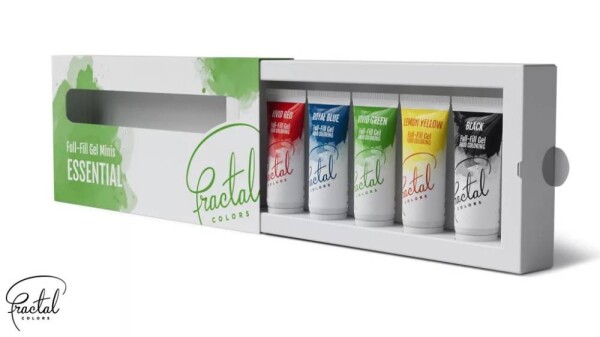 Fractal Colors Colors Sada gelových barev Fractal Colors (5 x 12 g)