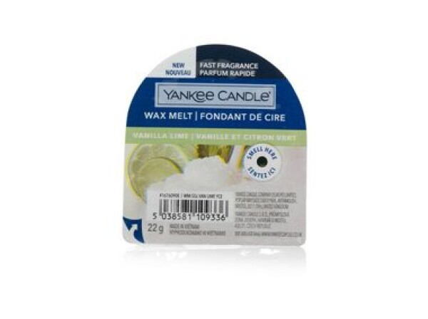 Yankee candle vanilla lime vonný vosk do aromalampy 22 g