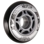 NILS Extreme PU 72x24 Kolečka černé (4ks) (5907695510645)