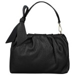 Módní dámská kožená kabelka do ruky Antini, černá