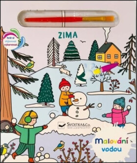 Malování vodou Zima - kolektiv