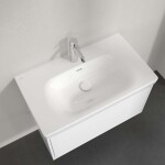 VILLEROY & BOCH - Skyla Umyvadlo, 80x46 cm, s přepadem, otvor pro baterii, alpská bílá 5A518001