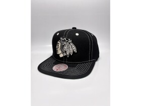 Mitchell & Ness Pánská kšiltovka Chicago Blackhawks NHL Contrast Natural Snapback