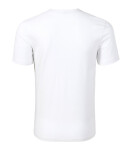 Action V-neck tričko pánské bílá 2XL