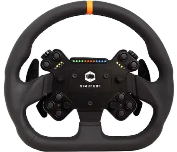 Simucube Valo GT-23 SC3 Závodní volant černá kůže / průměr 320 mm / rychloupínák SC3 (SCVALO-SC3-LE)