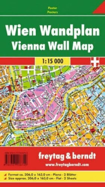Plán vídeňské zdi 1:15 000 / nástěnná mapa
