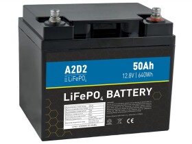 A2D2 Baterie LiFePO4 12,8V 50Ah M6 (Qinkual cells),A2D2 Baterie LiFePO4 12,8V 50Ah M6 (Qinkual cells)