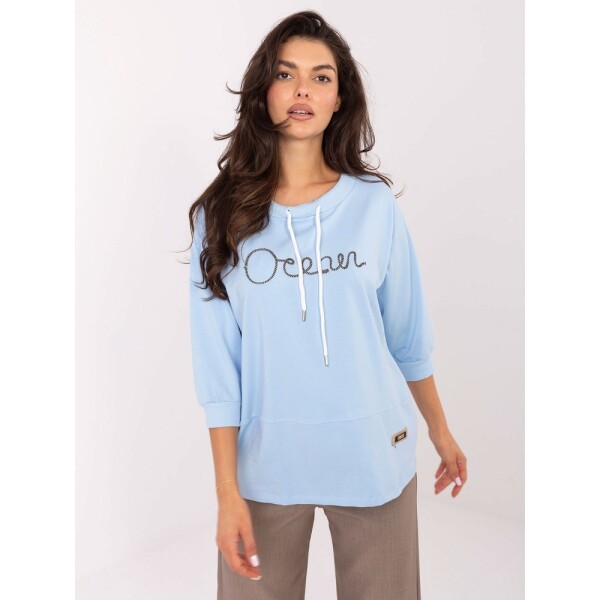 Triko dámské s potiskem one size 3/4 rukáv