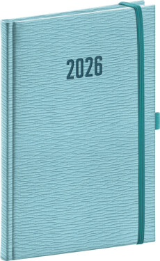Týdenní diář 2026 NOTIQUE A5 - Rivoli světle modrý, 15 x 21 cm