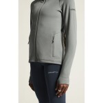 Běžecká mikina CRAFT ADV Explore Power Fleece Hood - zelená Velikost textilu: L
