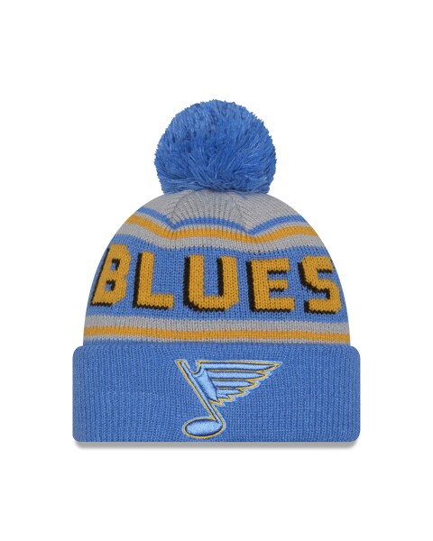 New Era Pánská zimní čepice St. Louis Blues NHL Pom Wordmark