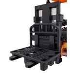 Mamido Dětský elektrický vysokozdvižný vozík JCB žlutý