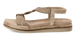 Tamaris 1-28200-44-964 Dámské sandály béžové 39
