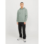 Jack&Jones pánská mikina JJESTAR BASIC SWEAT HOOD NOOS 12208157 ICEBERG GREEN XL