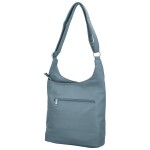 Moderní dámská koženková crossbody kabelka Sylvie, džínově modrá