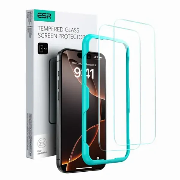 ESR Tempered Glass 2-pack transparentní / Tvrzené sklo / iPhone 16