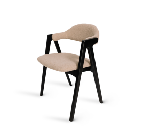 MURDIA trade s.r.o. Jídelní židle křesílko LOGAN - černá (buk) MUR-LOGAN-CERNA