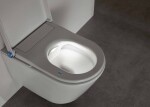 CERANO - WC závěsné s integrovaným elektronickým bidetem Cronus Standard, Vortex Rimless 180° + SoftClose sedátko - bílá lesklá - 59,3x38,4 CER-545632