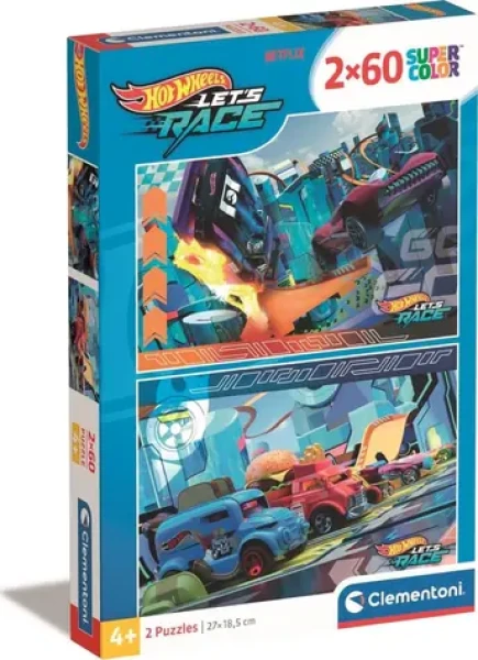 Clementoni PUZZLE Hot Wheels